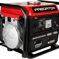 Generador Portátil A Gasolina PREDATOR 2 Tiempos 900w 110v/60hz C/Motor 2 Hp - P1000