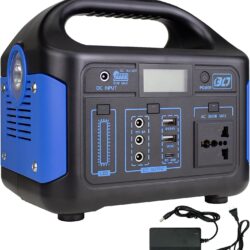 Estación de Energía Portátil con Toma de CA,300W/184wh Banco de Energia con CA/CC/USB/LuzLED