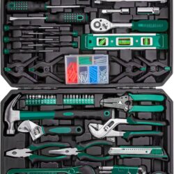 Juego de 238 Herramientas de Mano Cartman Color Verde