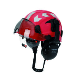 Casco de Seguridad Industrial Certificación CE EN397:2012 + ANSI Z89.1 - Tipo 1 Clase C - Rojo