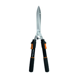 Tijeras de setos con Palanca de Potencia Naranja/Negro Fiskars
