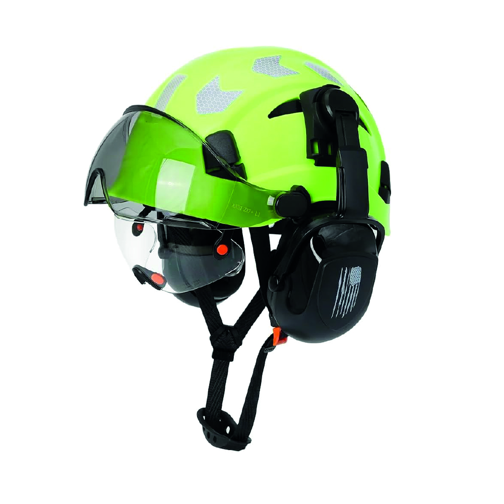 Casco de Seguridad Industrial Certificación CE EN397:2012 + ANSI Z89.1 - Tipo 1 Clase C - Verde