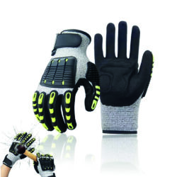 OYEWRK Guantes de Trabajo Mecánicos con Diseño TPR